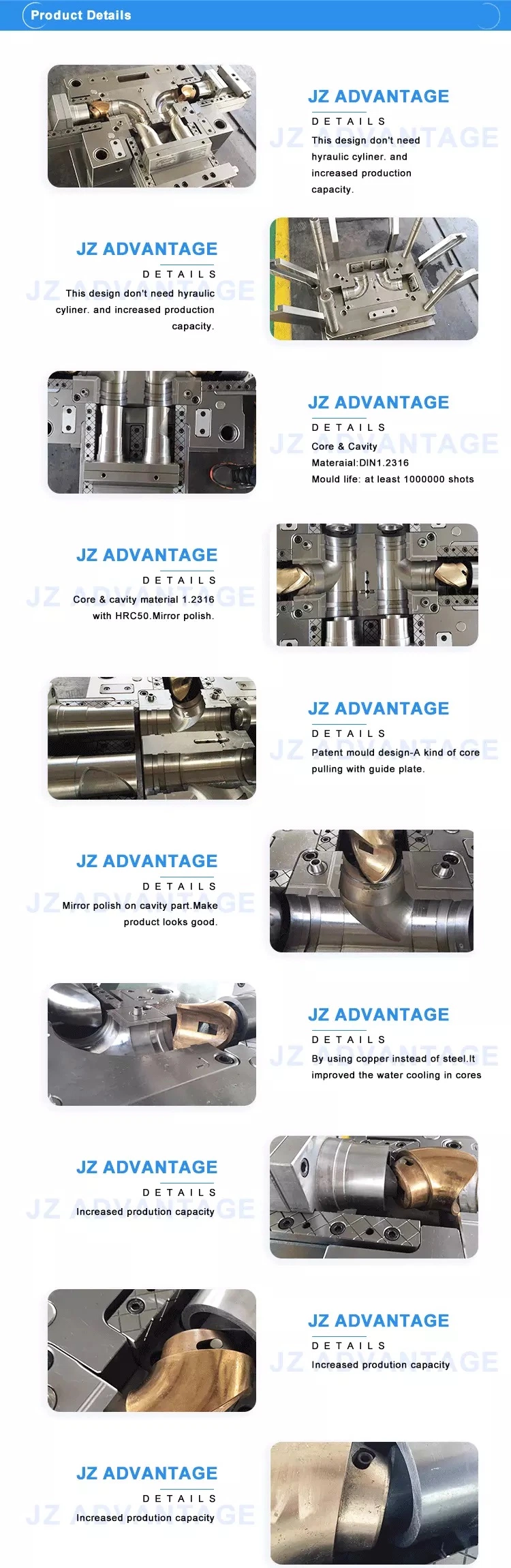 Pph Collapsible Core Pipe Fitting Mould